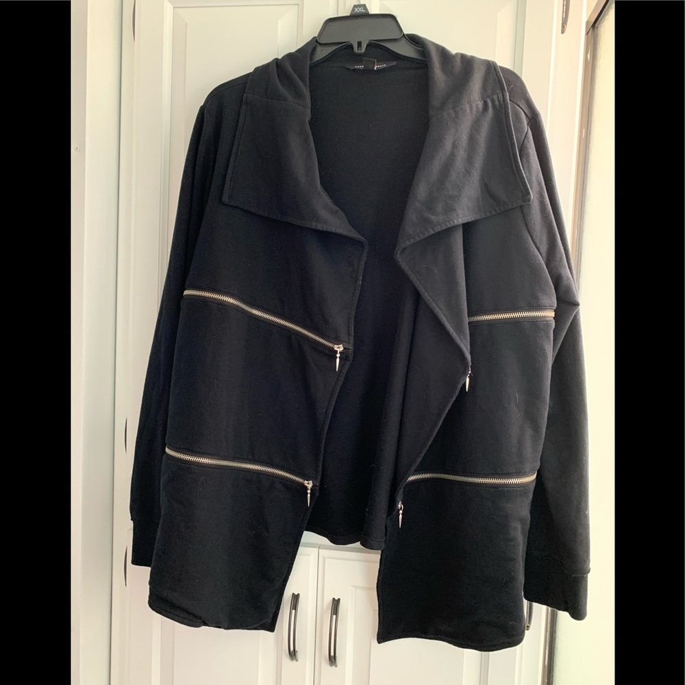 Rock & Republic black zipper jacket XL